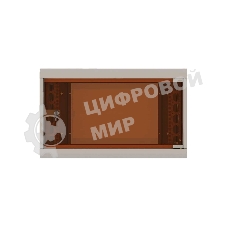 Шкаф коммутационный Suprlan (05-1090) настенный 9U 600x350мм пер.дв.стекл направл.под закл.гайки RAL 7035 285мм 15кг 500мм