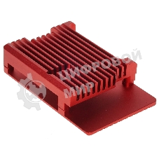 Корпус Qumo Aluminum case without fan, Raspberry Pi 4, red(RS004)