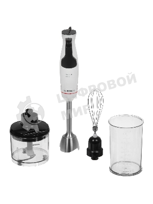 Блендер погружной Bosch MSM4W421 800 Вт, белый
