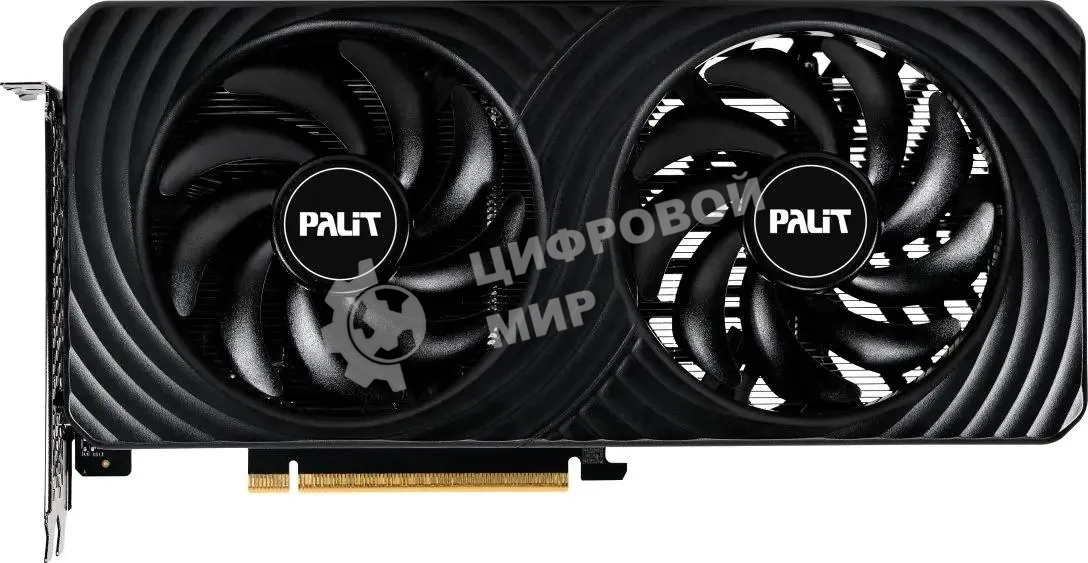 Видеокарта Palit GeForce RTX 5050 DUAL OC, NVIDIA RTX 5050, 8 ГБ GDDR6, 128 бит, PCI-e 5.0, 1xHDMI, 3xDP, 2647 МГц