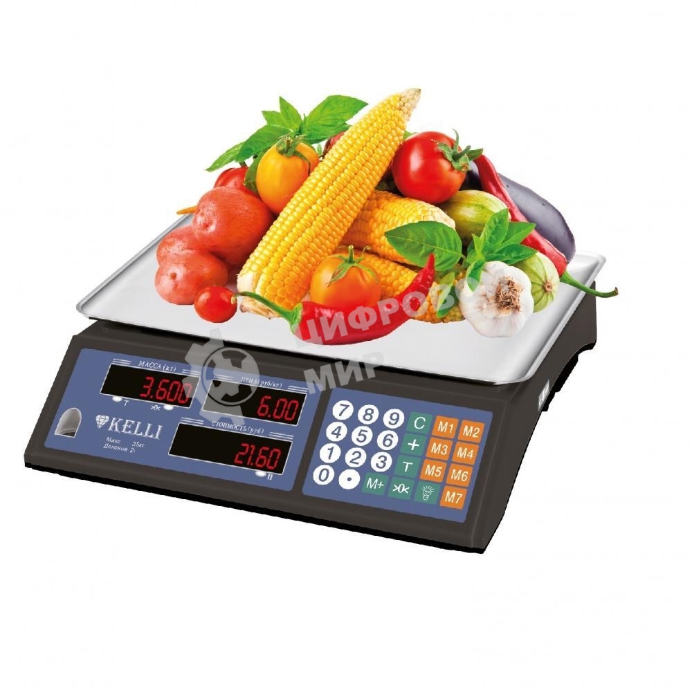 Весы торговые электронные KELLI KL-1501 до 35 кг