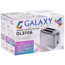 Тостер Galaxy GL 2906, белый, пластик, 850 Вт