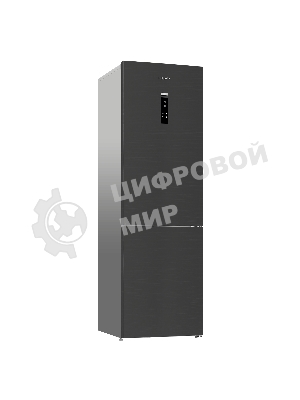 Холодильник Hotpoint HDKP 7201 DX нержавеющая сталь двухкамерный 267/100л морозилка снизу, No Frost