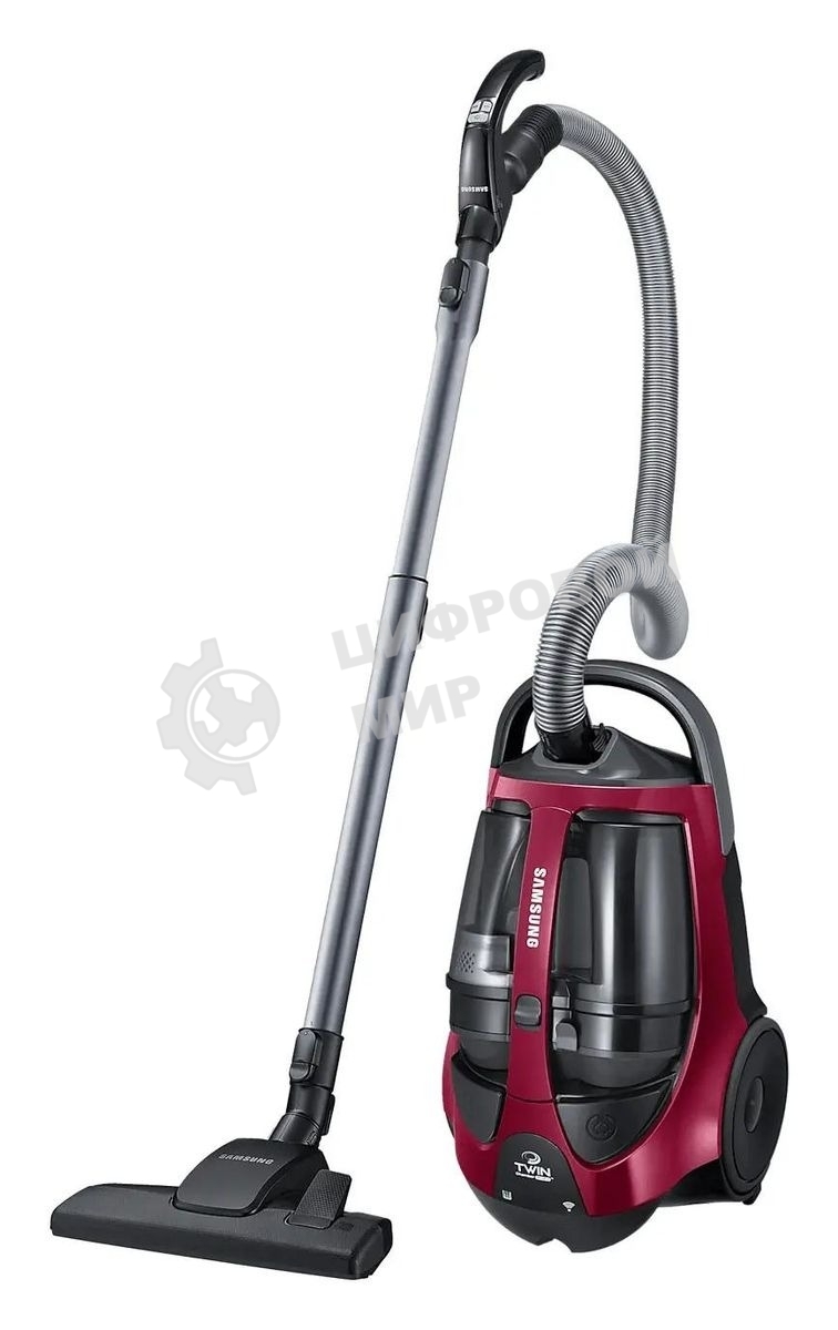 Пылесос Samsung VCC885HH3P красный, 430/2200 Вт, уборка сухая, пылесборник контейнер 2 л