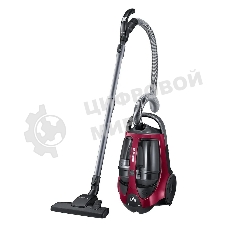 Пылесос Samsung VCC885HH3P красный, 430/2200 Вт, уборка сухая, пылесборник контейнер 2 л