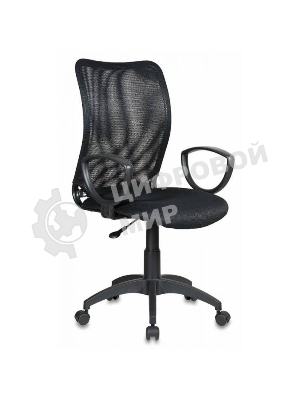 Кресло Бюрократ Ch-599AXSN черный, сетка, 120 кг, механизм качания