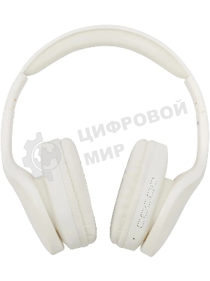 Беспроводные/проводные наушники Hyundai H-HP104 белый, накладные, Bluetooth + проводной, до 6 ч