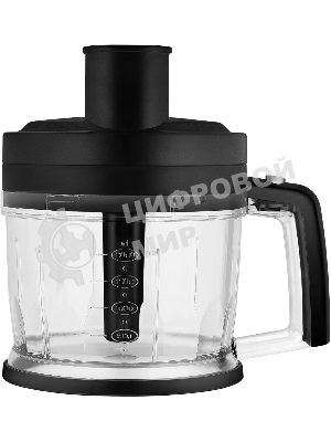 Блендер погружной Rondell RDE-1307 1200 Вт, черный/серебристый