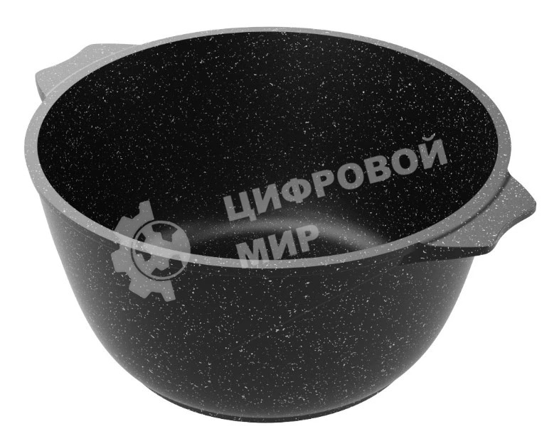 Кастрюля Гранит черный 2 л АП 42802
