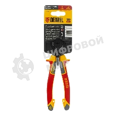 Плоскогубцы комбинированные Denzel диэлектрические трехкомпонентные рукоятки до 1000 В, 180 мм