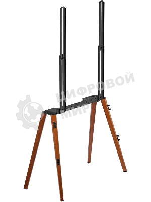 Подставка для телевизора Cactus CS-ST3644BKWN черный/орех, 43