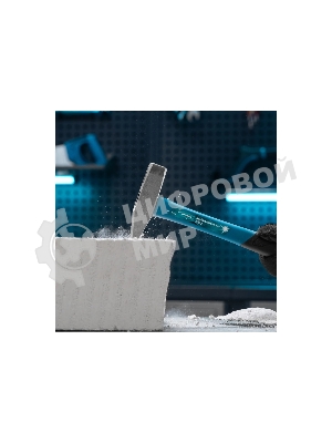 Молоток слесарный Gross 10273 300 г, квадратный боек, фиберглассовая обрезиненная рукоятка