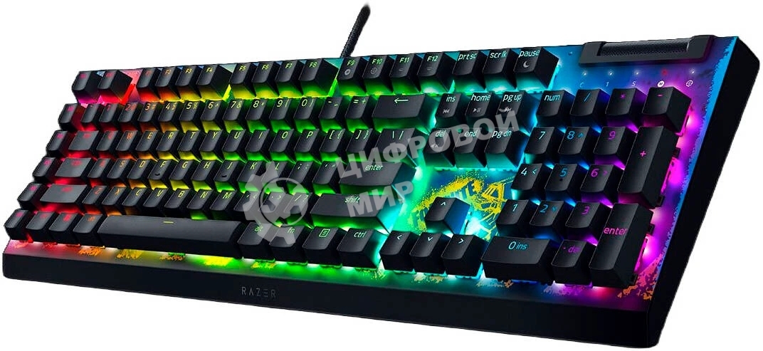 Клавиатура Razer BlackWidow V4 X Fortnite Edition проводная, USB Type-A, чёрный