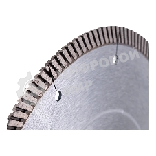 Диск алмазный Gross 73034 ф230x22,2 мм, турбо с лазерной перфорацией, сухое резание