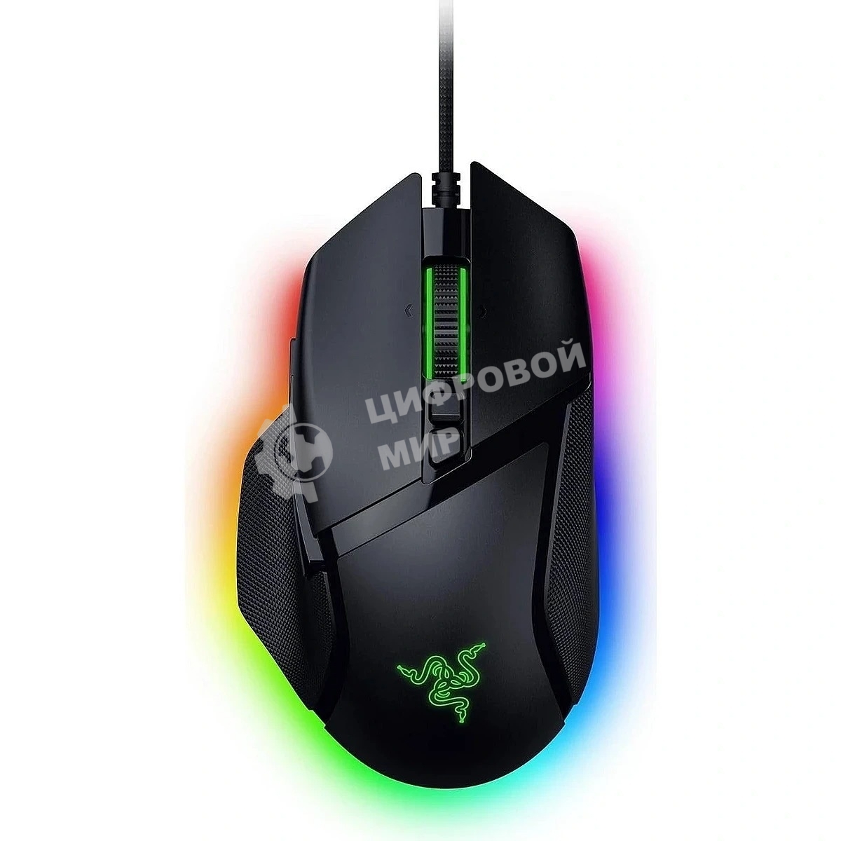 Мышь проводная Razer Basilisk V3 35K черный, 35000 dpi, USB, кнопки - 11