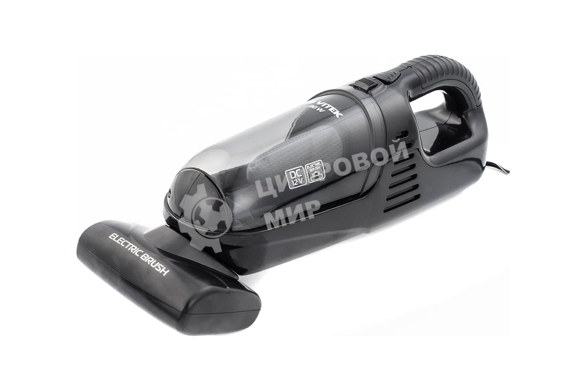 Пылесос автомобильный Vitek VT-1850(BK) 90 Вт/Моющийся фильтр.