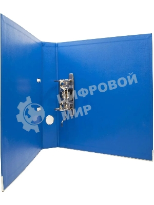 Папка-регистратор Silwerhof 2022105 A4 50мм, двусторонний ПВХ, синий, металлическая окантовка, сборная (упаковка: 2шт)