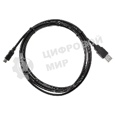 Кабель USB 2.0 A-->mini-B 5P (1.8 м) черный, Telecom TC6911BK-1.8M