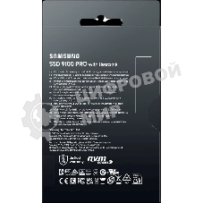 Накопитель SSD 1Tb Samsung 9100 PRO, M.2, PCI-E 5.0 x4, TLC 3D NAND R/W - 14800/13400 Mb/s с радиатором