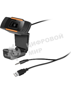 Веб-камера G-lens 2579 HD720p 1280x720, 30 кадр/с, USB Type-A, микрофон, автоосвещение, универсальное крепление