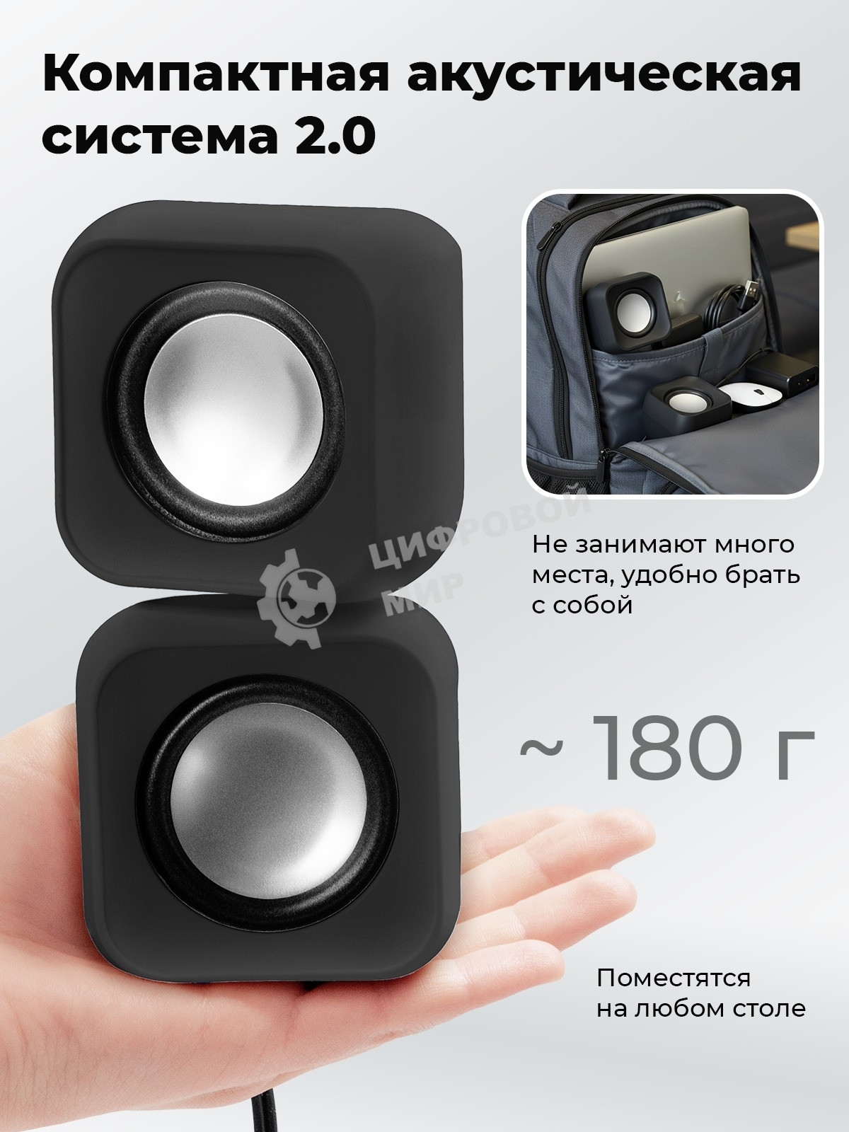 Портативная колонка Ritmix SP-3010 черный