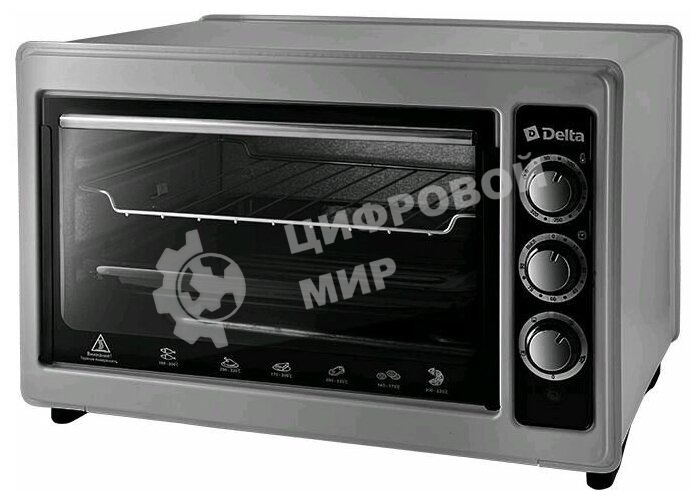 Мини-печь Delta D-0124 серая