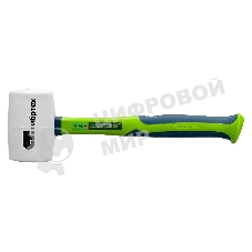 Киянка резиновая Сибртех 680 г, белая резина, фибергласовая рукоятка