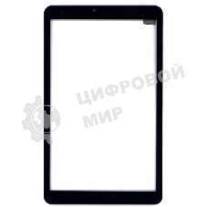 Сенсорное стекло (тачскрин) для Irbis TZ172, черное с рамкой