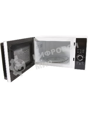 Микроволновая печь Pioneer MW356S белый, 23 л, 800 Вт, переключатели - сенсор, поворотный механизм