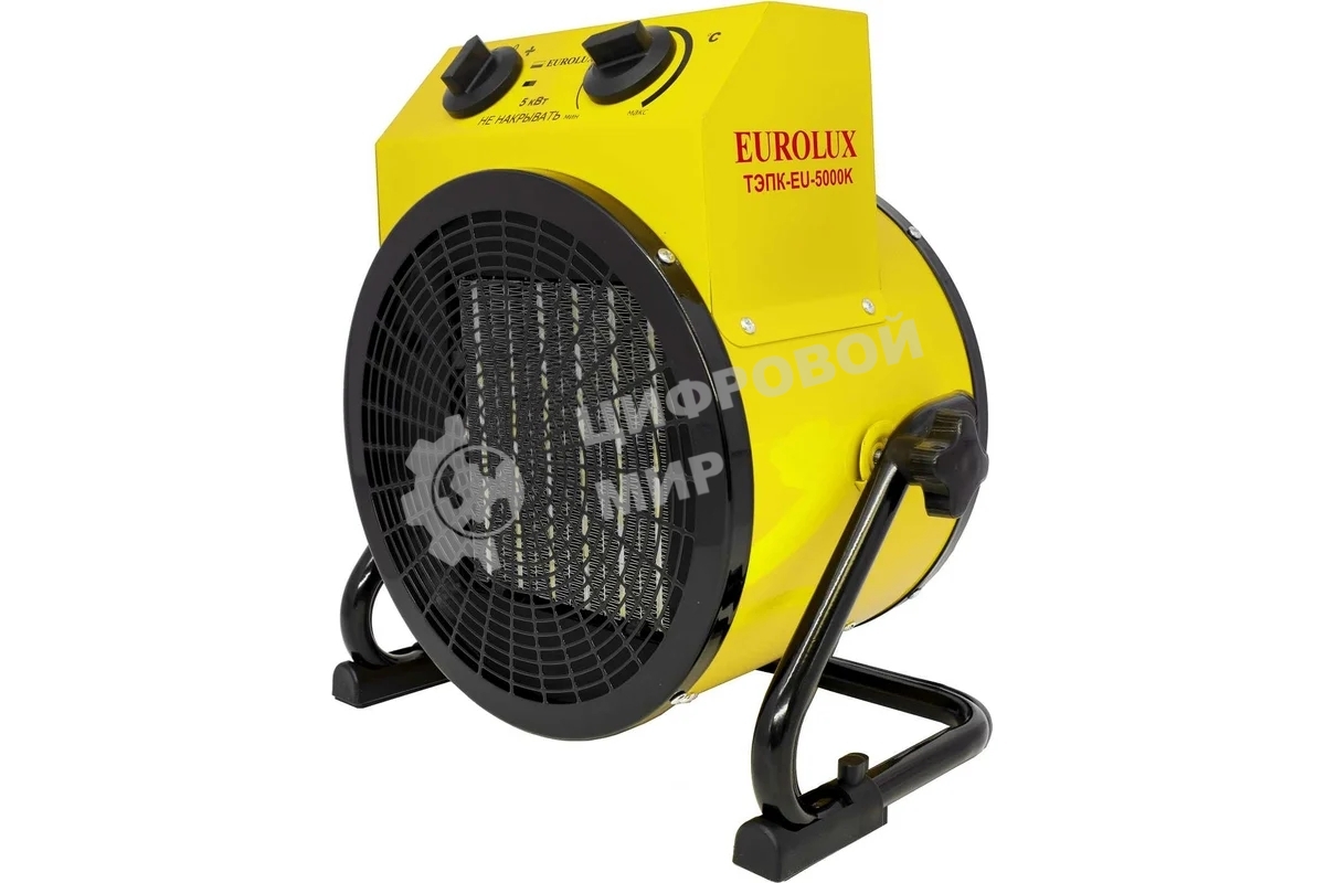 Пушка тепловая электрическая ТЭПК-EU-5000K круглая керамич. нагрев. элемент EUROLUX 67/1/38