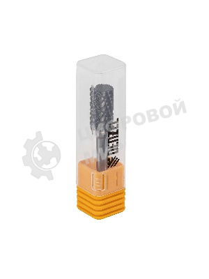 Борфреза по металлу Denzel твердосплавная, цилиндрическая, тип-А, 10 мм