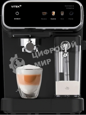Кофеварка рожковая Vitek VT-CME1501 1350Вт черный
