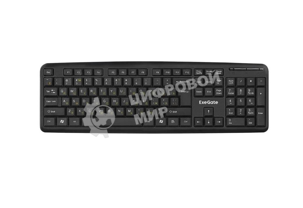 Клавиатура проводная ExeGate LY-331 (EX279937RUS), USB, черный