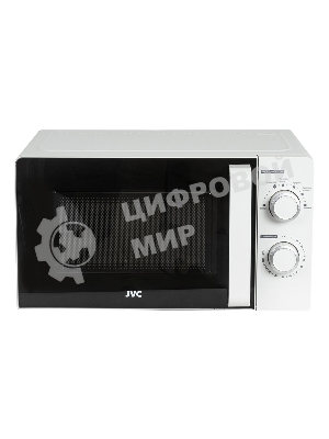 Микроволновая печь JVC JK-MW120M белый, 20 л, 700 Вт, переключатели - поворотный механизм