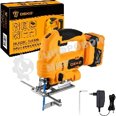 Лобзик электрический аккумуляторный DEKO DKJS20E, 20В, 1x4.0А·ч