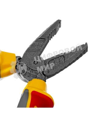 Плоскогубцы комбинированные Denzel диэлектрические трехкомпонентные рукоятки до 1000 В, 180 мм
