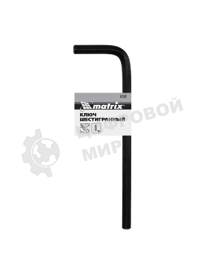 Ключ имбусовый Matrix 11212 HEX, 6 мм, CrV