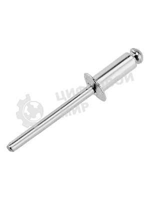 Заклепки алюминиевые Denzel, 3/16