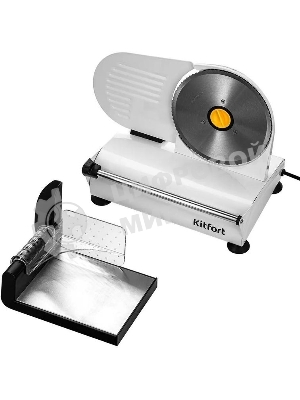 Ломтерезка Kitfort КТ-6269 150Вт (нарезка до 15мм) серебристый/черный