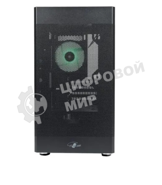 Компьютерный корпус mATX Eurocase M08 ARGB черный без БП закаленное стекло USB 3.0