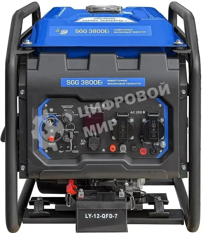 Электрогенератор бензиновый инверторный ТСС SGG 3800Ei, 3.6 кВт, 74 дБ, 34 кг