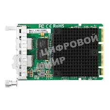 Сетевой адаптер LR-LINK PCIE 4*1G RJ45 LRES3021PT-OCP