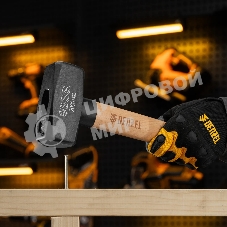 Кувалда Denzel 2000 г, кованая головка, буковая рукоятка