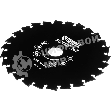 Диск для триммера Denzel c долотообразной формой зуба, 200 х 25,4 мм, 26 зубов