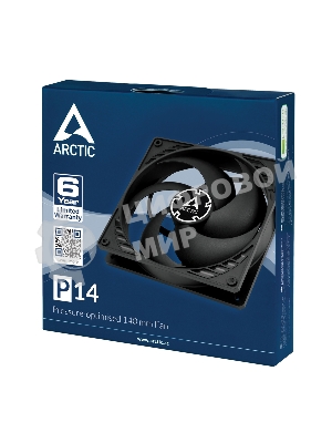 Вентилятор для корпуса Case fan ARCTIC P14 (черный) - retail (ACFAN00123A)
