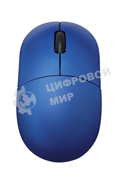 Мышь проводная Qumo Simple Office M92 синий, 1000 dpi, USB, кнопки - 3