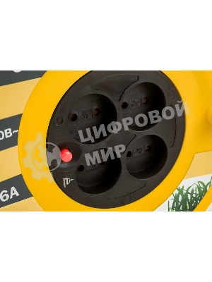 Катушка IEK WKP23-06-04-30, УК30 с т/з 4 места 2Р/30м 2х0,75 мм2 