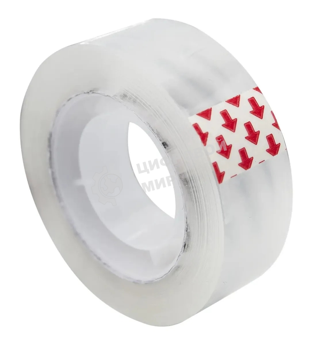 Клейкая лента канцелярская Silwerhof 481059 прозрачная, ширина 19мм, длина 33м 35мкр полипропилен спайка