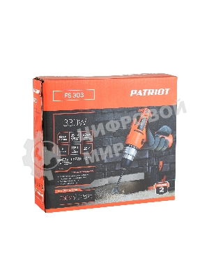 Дрель-шуруповерт Patriot FS 303, 330 Вт, 25 Нм, щеточный