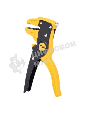 Автоматические клещи для снятия изоляции (стриппер) Deli DL2003 180мм, диапазон зачистки 0,5-6 мм, пружина с автоматическим возвратом